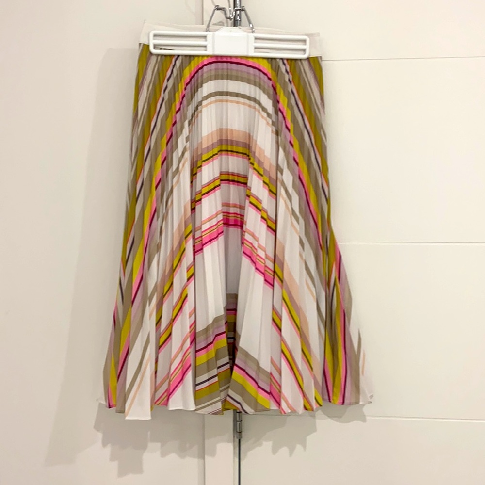 Ted Baker colorful striped midi skirt, Ted size 1 (US size 4)